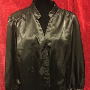 Lane Bryant satin blouse